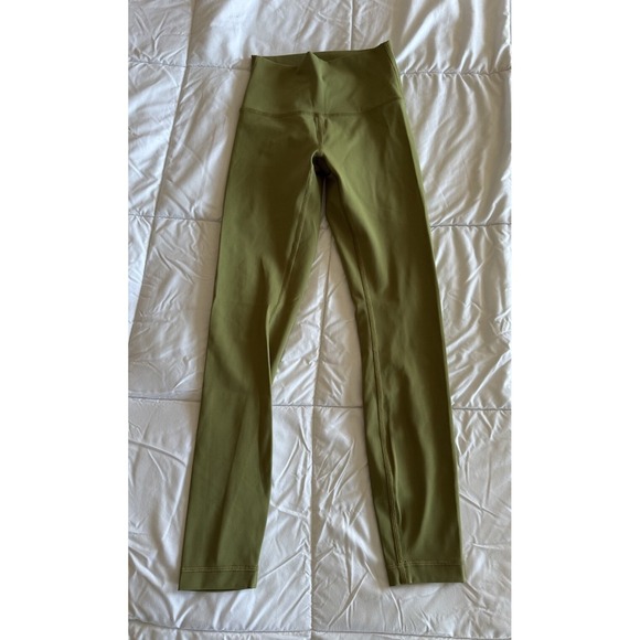 Lululemon Wunder Under High-Rise Tight 25" *Full-On Luxtreme Bronze Green Sz 2 - Picture 1 of 9